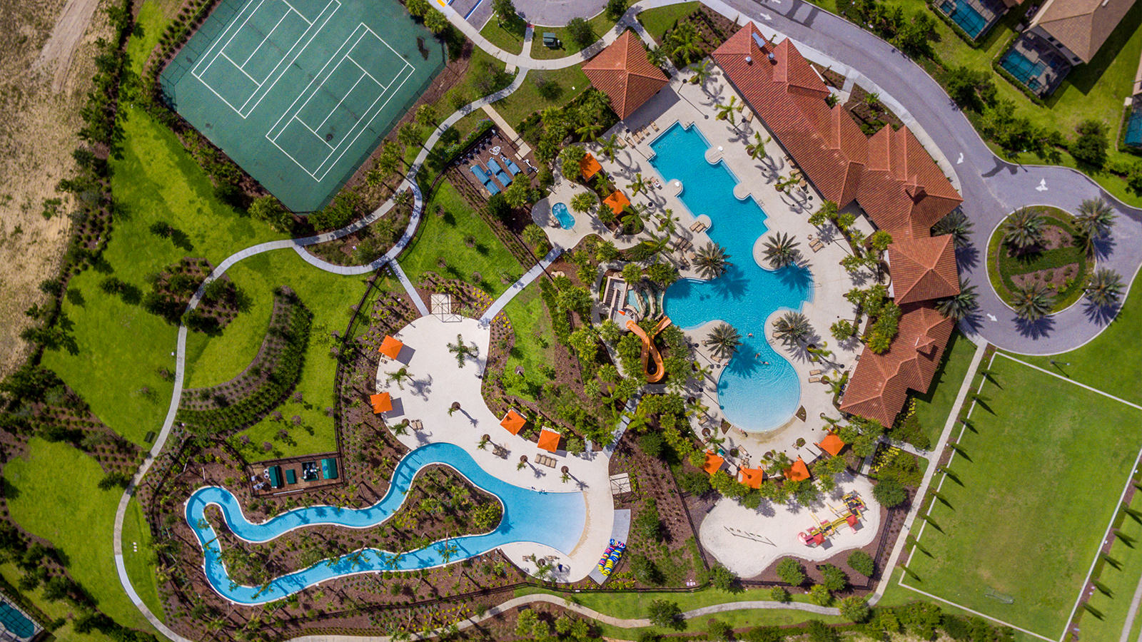 View from above, Solterra Resort